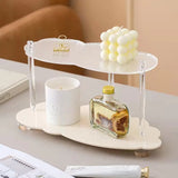 Triogift  -  Ins Cloud Acrylic Rack Desktop 2-layer Placed Aromatherapy Cup Cosmetics Perfume Display Rack Storage Rack Desktop Organizer