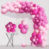 Triogift Pink Balloon Garland Arch Kit Wedding Birthday Party Decoration Kids Latex Ballon Baby Shower Girl Gender Reveal Global Baloon