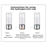 Triogift  -  New Hydrogen Rich Water Generator Bottle Cup Ionizer Maker USB Hydrogen-Rich Water Portable Super Antioxidants Hydrogen Bottle