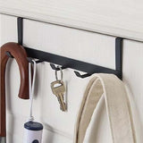 Triogift Over The Door 5 Hooks Home Bathroom Organizer Rack Clothes Coat Hat Towel Hanger Housekeeping Organizers Storage Hooks Holder