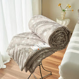 Triogift Summer Quil Style Class A Knitted Aerobic Cotton Printed Soybean Quilt Summer Bedspread Home Textiles