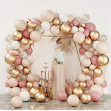 Triogift Pink Gold Balloon Garland Arch Kit Wedding Birthday Party Decoration Adult Kids Baby Shower Decor Ballon Wedding Supplies