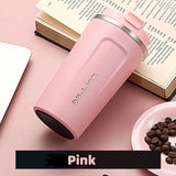 Triogift  -  1pc 380ml 510ml Coffee Mug for Tea Water Coffee Car Thermos Cup Leak_Proof Travel Thermo Cup Double Stainless Steel Thermo Cafe