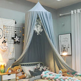 Triogift Kids Bed Mosquito Net Child Bed Canopy Bed Curtain for Baby Crib Children Tent  Hanging Round Play Tent  Room Decor