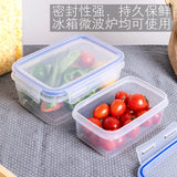 Triogift Sealed Food Storage Plastic Containers Food Keeper Boxes Fruit and Vegetables Airtight Fresh Watertight Kitchen Items for Home