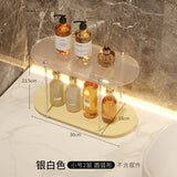 Triogift  -  Ins Acrylic Desktop Rack Bathroom Toilet Storage Rack Layered Finishing Rack Bedroom Cup Storage Cosmetic Perfume Display Rack