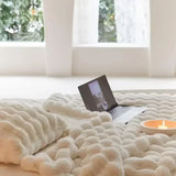 Triogift  Tuscan Imitation Fur Blanket for Winter Luxury Warmth Super Comfortable Blankets for Beds High-end Warm Winter Blanket for Sofa