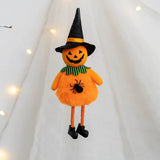 Triogift Halloween Decorative Pendant Ghost Festival Pumpkin Witch Pendant Bar Haunted House Layout Props Happy Helloween Party Decor