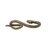 Triogift Copper Snake Mini Statue