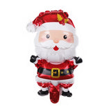 Triogift  Christmas Balloons Santa Claus Gingerbread Man Xmas Tree Balloons Merry Christmas Holiday Decoration Aluminum Film Balloon