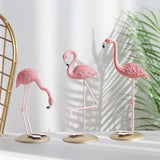 Triogift Pink Flamingo Desk Figurine