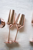 Triogift Elegance Rose Gold Goblet