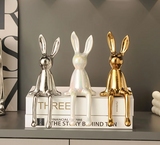 Triogift Ceramic Rabbit Luxury Figurine