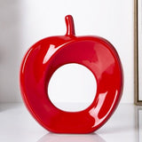 Triogift Metallic Apple Decorative Figurines