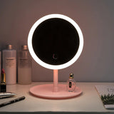 Triogift Halo Pink Round Makeup Mirror