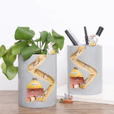 Triogift Animal Secret Home Cute Plant Pot