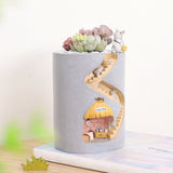 Triogift Animal Secret Home Cute Plant Pot