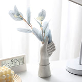 Triogift Arm Shaped Ceramic Vase