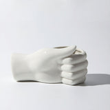 Triogift Arm Shaped Ceramic Vase