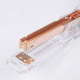 Triogift Elegance Transparent Rose Gold Stapler