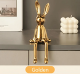 Triogift Ceramic Rabbit Luxury Figurine