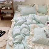 Triogift Princesscore Soft Ruffled Bedding Set