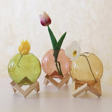 Triogift Mini Glass Bubble Vase