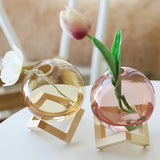 Triogift Mini Glass Bubble Vase