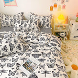 Triogift Butterflies Bedding Set