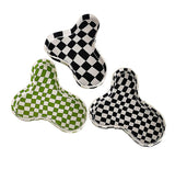 Triogift Checkered Ceramic Jewelry Organizer