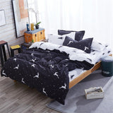 Triogift Christmas Trees and Deers Bedding Set