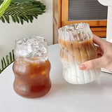 Triogift Cold Coffee Retro Glass Cup