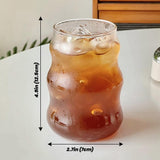 Triogift Cold Coffee Retro Glass Cup