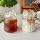 Triogift Cold Coffee Retro Glass Cup