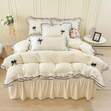 Triogift Coquette Princess Ruffle Bedding Set