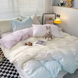 Triogift Cotton Candy Pastel Gradients Bedding Set