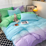 Triogift Cotton Candy Pastel Gradients Bedding Set