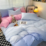 Triogift Cotton Candy Pastel Gradients Bedding Set