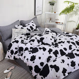 Triogift Cow Print Bedding Set