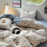 Triogift Little Puppy Print Bedding Set