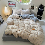 Triogift Little Puppy Print Bedding Set