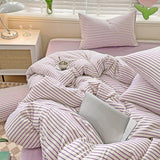 Triogift Cozy Striped Bedding Set