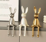 Triogift Ceramic Rabbit Luxury Figurine