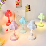 Triogift Pastel Lotus Table Lamp