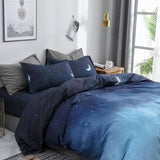 Triogift Starry Night Sky Bedding Set