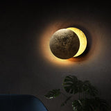 Triogift Creative Rotatable Moon Phase Wall Lamp