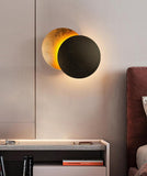 Triogift Creative Rotatable Moon Phase Wall Lamp