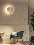 Triogift Creative Rotatable Moon Phase Wall Lamp