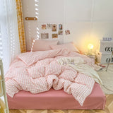 Triogift Dogtooth Check Korean Bedding Set 2.0