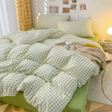 Triogift Dogtooth Check Korean Bedding Set 2.0